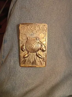1999 burger king pokemon gold card poliwhirl - Image 3