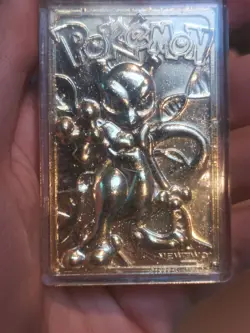 23k Gold Plated Mewtwo Pokemon Burger King 1999 Promo Trading Card Nintendo!! - Image 4