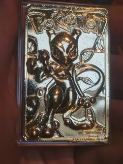 23k Gold Plated Mewtwo Pokemon Burger King 1999 Promo Trading Card Nintendo!! - Image 5
