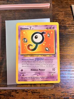 Pokemon TCG Unown Card Lot [J] #38, [R] 77/146 & [A] 14/75: MP/HP Free Shipping - Image 4