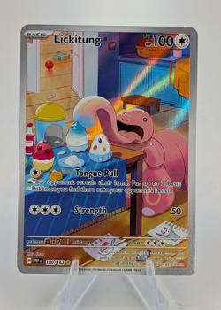 Lickitung 180/162 Sv05: Temporal Forces Holo Pokemon TCG Illustration Rare NM - Image 1