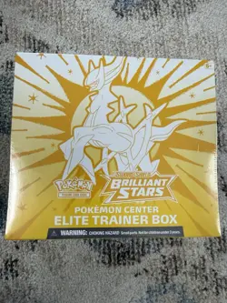 Pokemon Sword & Shield Brilliant Stars Pokemon Center Elite Trainer Box Sealed 820650850066 - Image 1