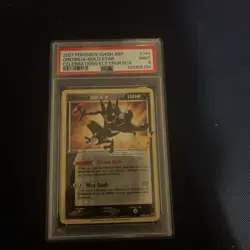 2021 POKEMON SWSH BLACK STAR PROMO #144 GRENINJA-GOLD STAR PSA 9 - Image 1