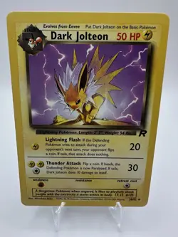 Dark Jolteon 38/82 - Team Rocket Set - Vintage - Pokemon TCG - Image 1