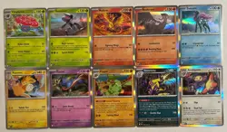 Pokemon 60 Card Phantasmal Flames Lot No Duplicates 10 Holo 50 Reverse + Binder - Image 2