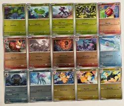 Pokemon 60 Card Phantasmal Flames Lot No Duplicates 10 Holo 50 Reverse + Binder - Image 3