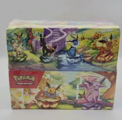 Pokemon TCG:Prismatic Evolutions Mini Tins x8 Full Set Display Case New & Sealed - Image 1