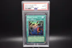 Heavy Storm Yu-Gi-Oh! Metal Raiders PSA 10 Gem MT 1st Edition MRD-142 Wavy - Image 1