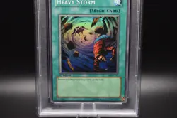 Heavy Storm Yu-Gi-Oh! Metal Raiders PSA 10 Gem MT 1st Edition MRD-142 Wavy - Image 5