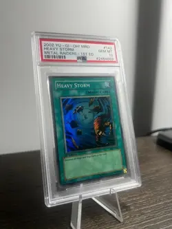 Yugioh Heavy Storm PSA 10 GEM MT MRD-142 1st Edition - Image 1