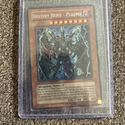 Yu-Gi-Oh Destiny Hero Plasma Secret Rare Limited Edition Card CT04-EN003 NM - Image 2