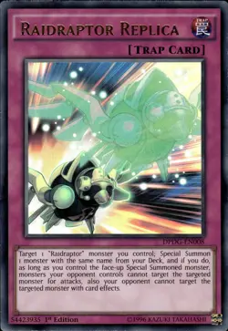 Raidraptor Replica - Ultra Rare 1st Edition DPDG-EN008 - LP - YuGiOh - Image 1