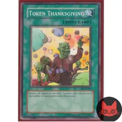 Yugioh Token Thanksgiving DCR-041 Common NM - Image 1