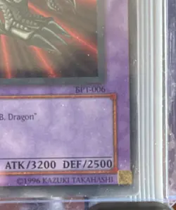Konami B. Skull Dragon BPT-006 2002 Collectors Tin Secret Rare Fusion Card - Image 5