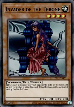 Invader Of The Throne - Super Rare SRL-EN026 - NM - YuGiOh - Image 1