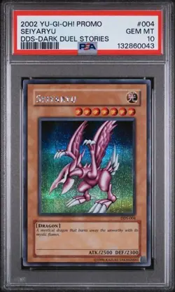 Yugioh Seiyaryu DDS-004 Prismatic Secret Rare PSA 10 - Image 1