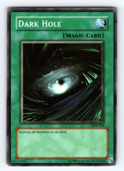 Yugioh Dark Hole LOB-052 Super Rare - HP 💎 - Image 1