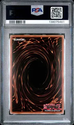 2002 Yu-Gi-Oh! Gaia The Dragon Champion LOB Unlimited Secret Rare PSA 8 - Image 2
