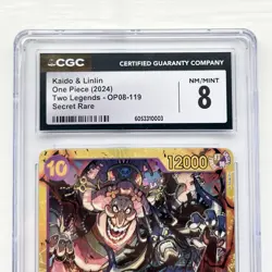 One Piece Secret Rare CGC Graded Trading Card Game Foil Holo Manga Anime TCG CCG - Image 4