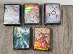 Yugioh card sleeve lot of 5 magnificent mavens 70 count each pack - Image 1