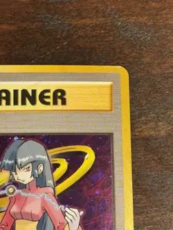 Pokemon Sabrina Trainer Card HOLO RARE Gym 2 Challenge (1999) LP Japanese SWIRL - Image 3