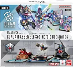 Gundam Card Game Start Deck ST01A Gundam Assemble Set Heroic Beginnings NEW - Image 1