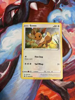 Eevee SWSH095 SWSH: Sword & Shield Promo Card Holo LP - Image 1
