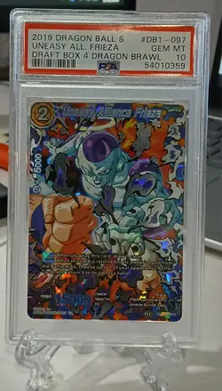 '19 Dragon Ball Super Uneasy Alliance Frieza DB1-097 DPR Card Game PSA 10 GEM MT - Image 1