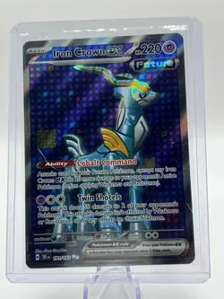 Pokemon Card Iron Crown EX 191/162 Ultra Rare Temporal Forces Near Mint - Image 1
