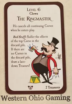 Munchkin The Ringmaster Card USED Steve Jackson Games SJG - Image 1