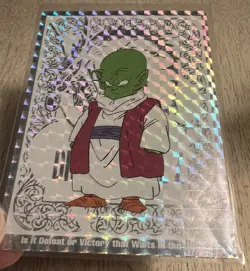 1998 Dragon Ball Z Vegeta Silver Prism Foil Card JPP/Amada G-2 - Image 1