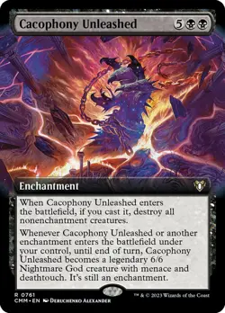 MTG Magic the Gathering Cacophony Unleashed (761/1173) Commander Masters NM - Image 1
