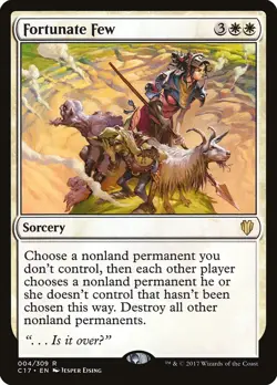 MTG Magic the Gathering Fortunate Few (4/332) Commander 2017 NM - Image 1