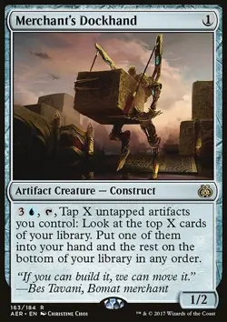 MTG Magic the Gathering Merchant's Dockhand (163/201) Aether Revolt NM - Image 1