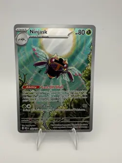 Pokemon TCG Ninjask Illustration Rare Card #137/132 - Image 1