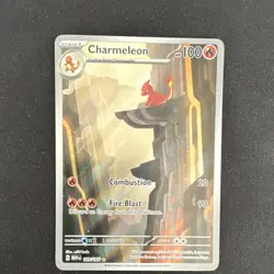 Pokemon Charmeleon 169/165 Full Art Holo Rare Scarlet & Violet 151 2023 miki ku… - Image 1