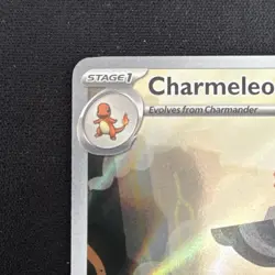 Pokemon Charmeleon 169/165 Full Art Holo Rare Scarlet & Violet 151 2023 miki ku… - Image 3
