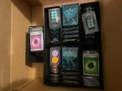 Pokemon S&V Twilight Masquerade ETB Card Sleeves, Dividers, Dice HUGE Lot - Image 3
