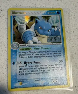 Blastoise, Wartortle, Squirtle Holo Ex Crystal Guardians Stamped Pokemon NM - Image 3