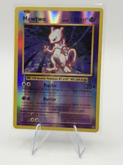 Pokemon TCG Mewtwo 51/108 XY Evolutions Reverse Holo Rare LP - Image 1