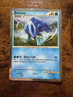 Pokemon TCG Suicune HGSS Promo - Image 1