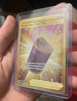 Pokemon Suspicious Food Tin Secret Rare Holo Champions Path 080/073 EN Trainer - Image 1