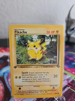 Pokemon TCG Pikachu Jungle 60/64 Regular 1999-2000 Wotc 1st Edition MP/Hp - Image 1