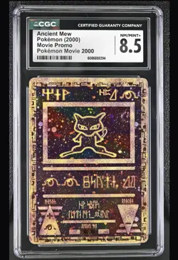 Pokemon Ancient Mew 2000 Movie Promo Reverse Holo - CGC 8.5 - Image 1