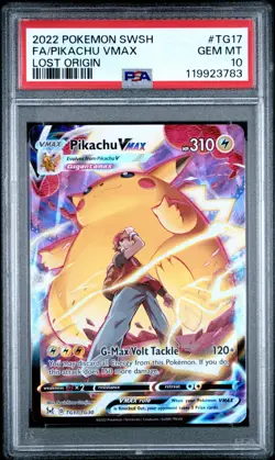 PSA 10 GEM MINT Pikachu TG17/TG30 Lost Origin Ultra Rare Trainer Gallery Pokemon - Image 3