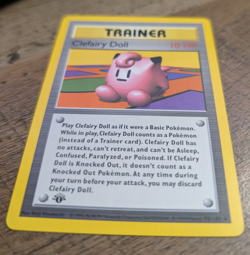 *NM* Clefairy Doll [[RARE]] Trainer (Pokemon) 070/102 - Base Set / Shadowless - Image 3