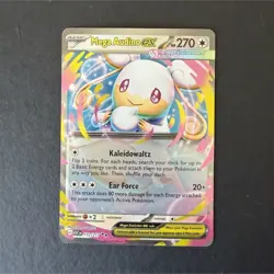 Pokemon Mega Audino EX 172/217 XY: Ancient Origins Full Art Foil Rare EX 270HP - Image 1