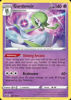 Pokemon Gardevoir (Theme Deck) (61t/275) Chilling Reign LP - Image 1
