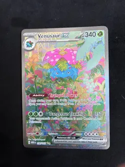 2023 POKEMON SCARLET & VIOLET 151 #198/165 VENUSAUR EX - NM - Image 1