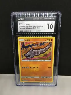 Pokemon CGC 10 Gem Mint TCG Classic Collection Holo Onix CLV 010/034 - Image 3